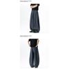 Vintage Linen Wide Leg Pants Elastic Waist Draped Loose Baggy Trousers Summer Casual Streetwear Long Pants