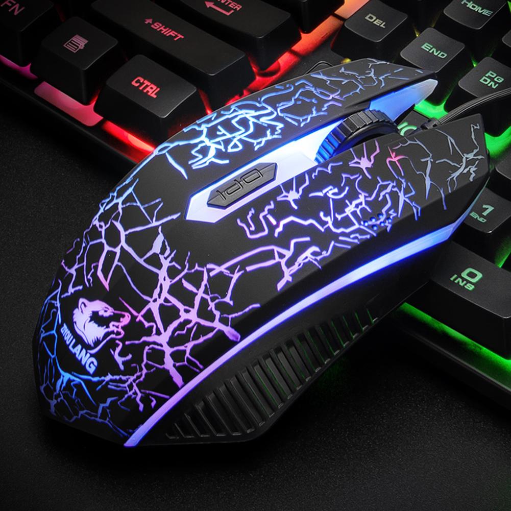 Buy Wired Backlit 104 Keys Gaming Keyboard+2000 DPI Adjustable ...