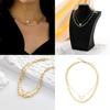 Elegant Double Layer Butterfly Pendant Necklace For Women Fashionable And Versatile
