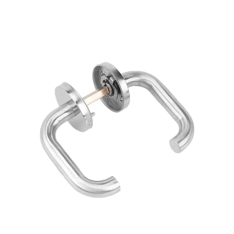 Flat Ring Stainless Steel Fire Door Handle