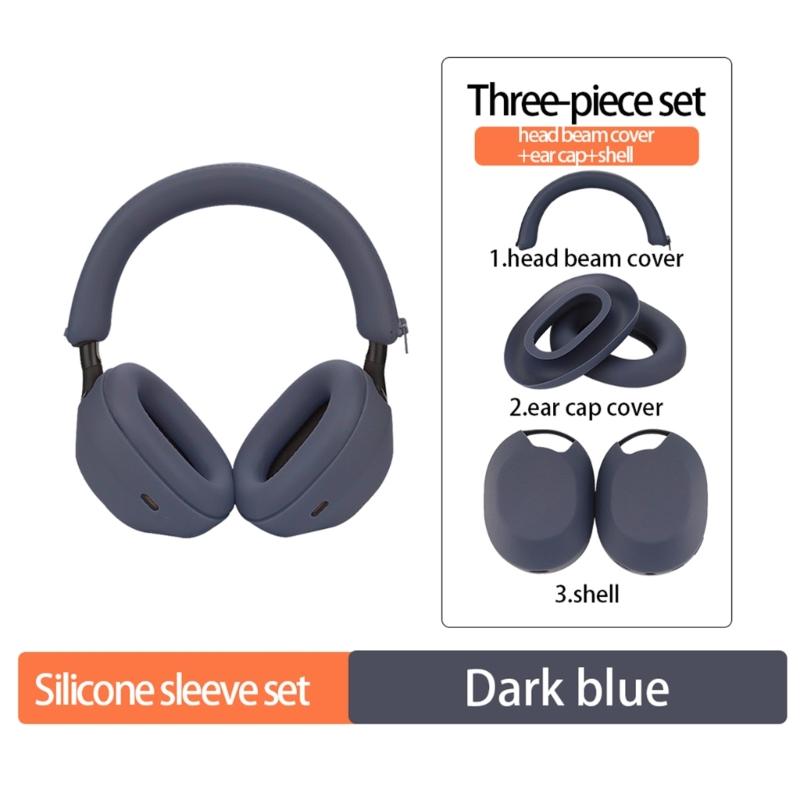 Headphone Case Earphone Silicone Protective Cover for WH 1000XM5 Headsets Headbeam Protectors Sleeve