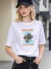 Unisex T Shirt Malibu Beach California Retro Graphic Casual Summer Soft Comfortable Fashion Daily Top