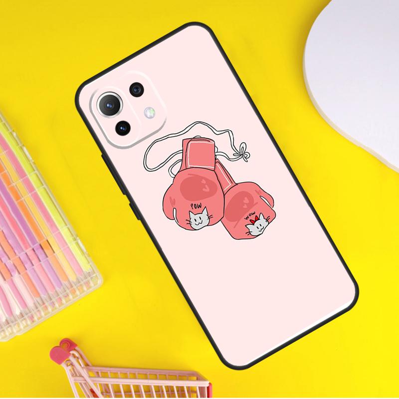 Boxing Gloves Cover For Xiaomi 14T Pro 11T 12T 13T 13 14 Ultra POCO X7 Pro X3 X5 F3 F5 F6 M6 X6 Pro Case
