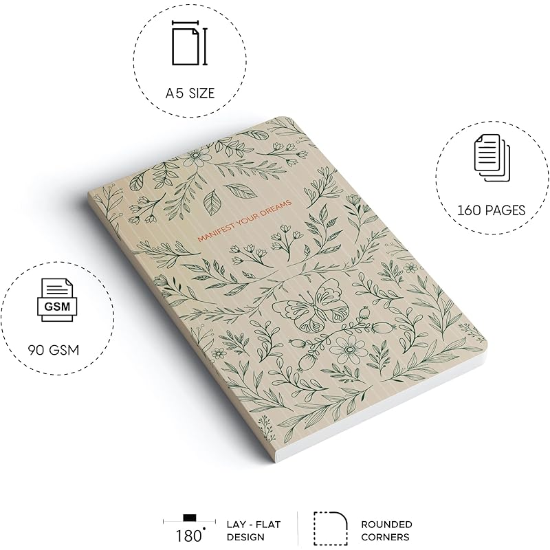 FACTOR NOTES A5 Notebook: Ruled | 90 GSM | 160 Pages (Manifest) a5