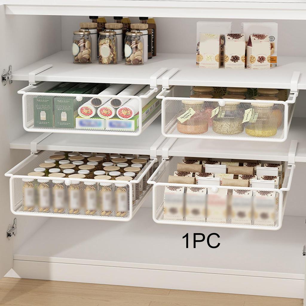 Hanging Basket for Pulling Out, Storage Solution Underwear, Wire Container Under The Shelf