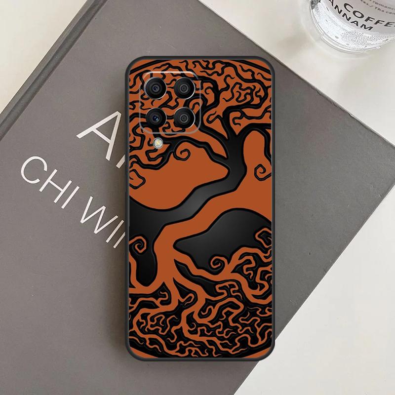Tree of Life Yin Yang Case For Samsung Galaxy M15 M35 M55 M56 M36 M16 M06 M31 M13 M33 M53 M12 M32 M52 M14 M34 M54