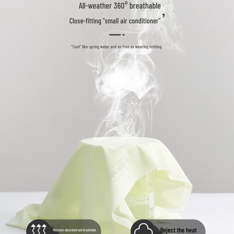 Lipstick Panties: Girl's Summer Ice Silk Mid-Waist Seamless Quick-Dry Breathable Hip-Lifting Underwear