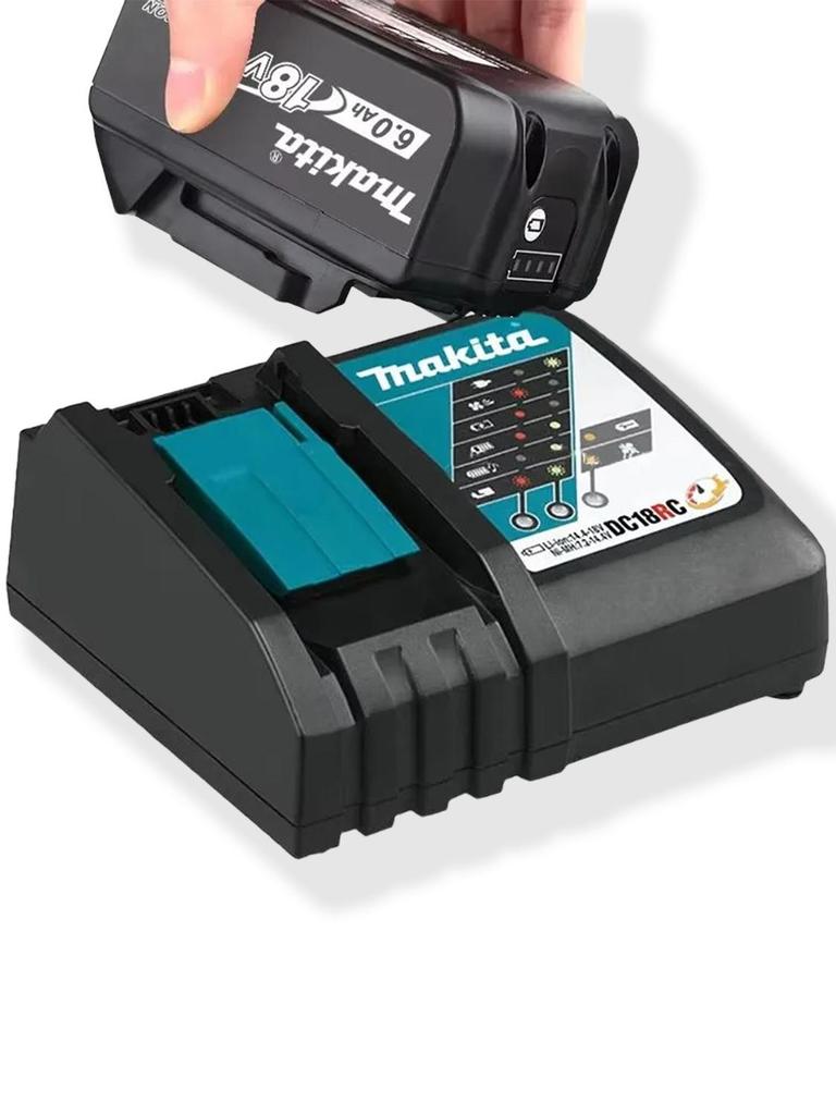 Makita Power Source Kit (2 x Tool Batteries with Charging Station, Replacement Batteries for Makita Power Tools)