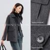HSTYLE 100% Wool Straight-Fit Double-Faced Coat