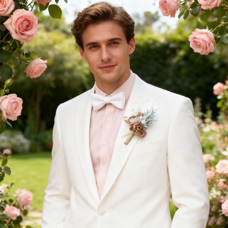 1 buc Accesorii Nupțiale Camelia Artificială Superbă Corsaj Elegant Bijuterii Nuntă Brățară cu Perle Domnișoară de Onoare Multicolor