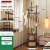 Zhaiwanjia HH130 Solid Wood Floor Coat Rack