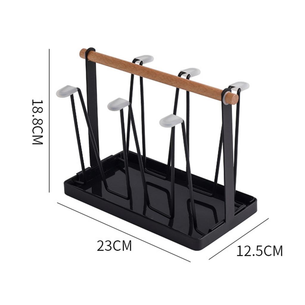 Cup Drying Rack Iron Art Mug Draining Holder Multi Functional Kitchen Cup