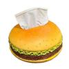 Hamburger Cartoon Tissue Box: Trendy American Retro Living Room Decor