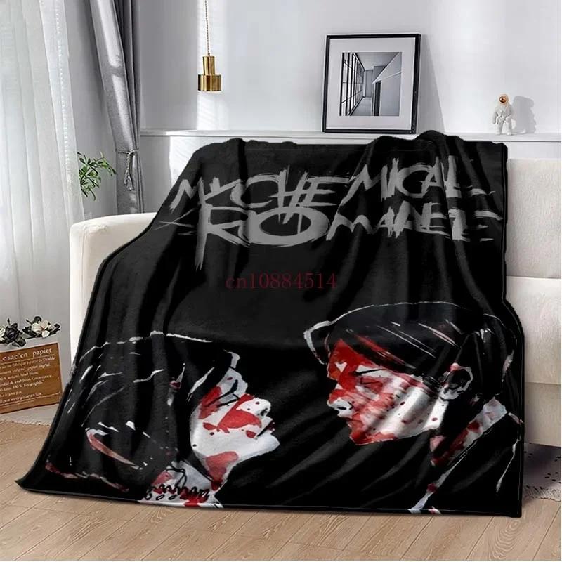 My C-Chemical R-Romance Band Printed Blankets,Kid's Baby Throw Blanket,for Bedroom Living Room Sofa Bed Car, Brithday Gift