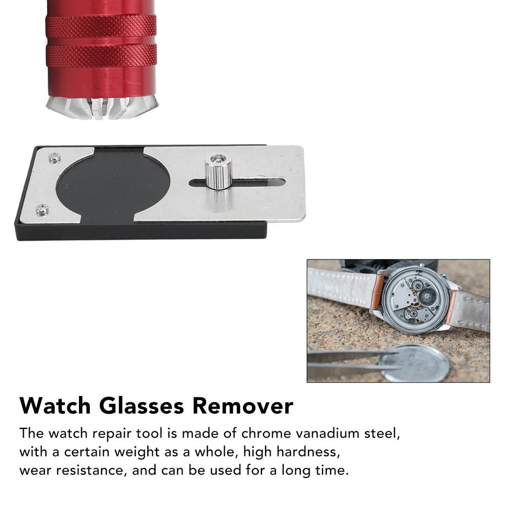 Watch Lift Anti Slip Retractable Steel Watch Glass Replace Repair Tool