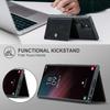 For Samsung Galaxy S23 Ultra Case Card Bag Leather+TPU Phone Cover Compatible with MagSafe