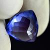 Natural Purple Tanzanite Loose Gemstone 7.75 Ct Flawless Trillion Cut for Jewelry Making and Crafts
