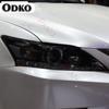 2 Pcs For Lexus CT CT200h 2011- Car Headlight Protective Film Vinyl Protection Transparent Black TPU Protective