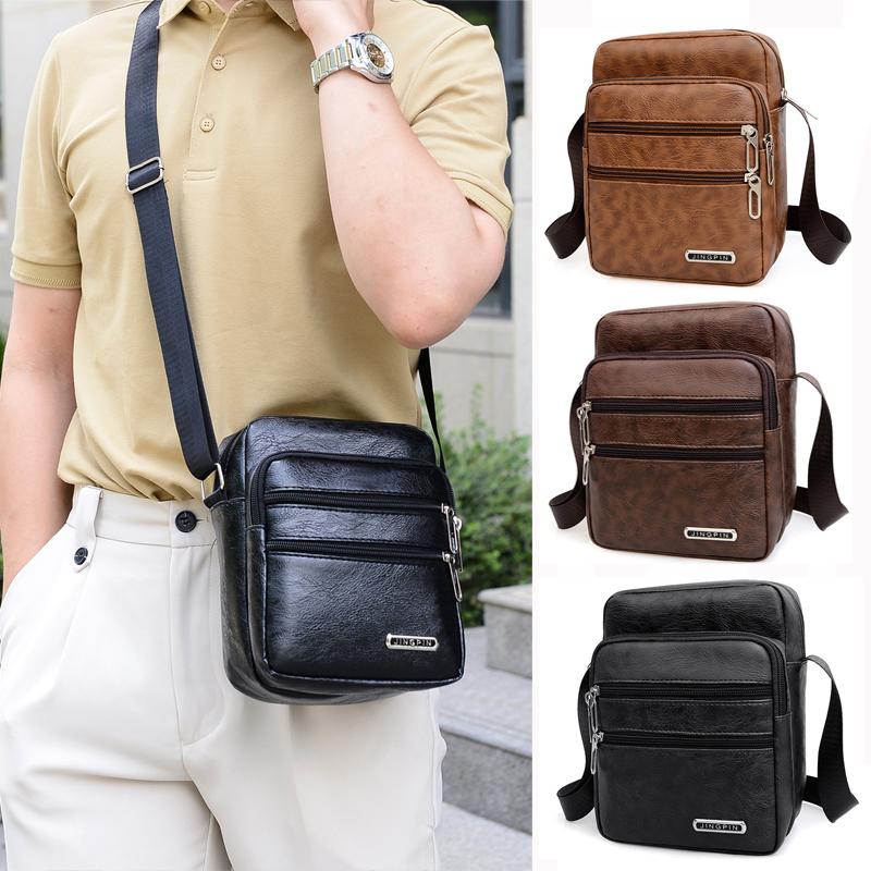 Купить Мужские маленькие сумки-мессенджеры для ноутбука, мужские сумки ...