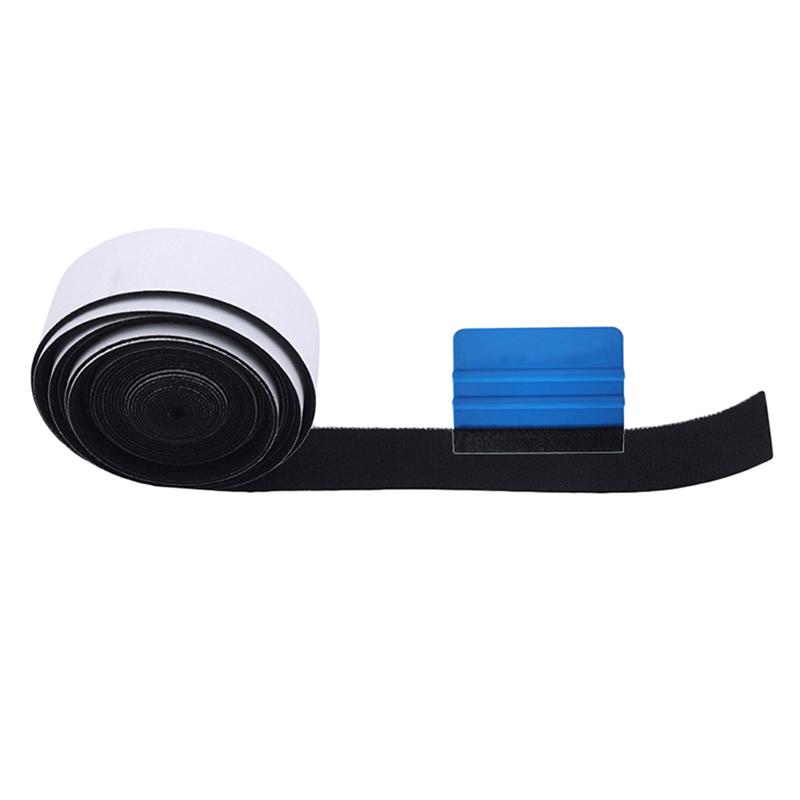 5M/roll Fiber Vinyl Squeegee Spare Suede Fabric Cloth Car Wrap Tool Window Tint Scraper No Scratch Protector Edge