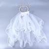Hairpin White Veil Bow Veil LED Light Bride Veil Wedding Veil Korean Bride Headwear Bride Crown
