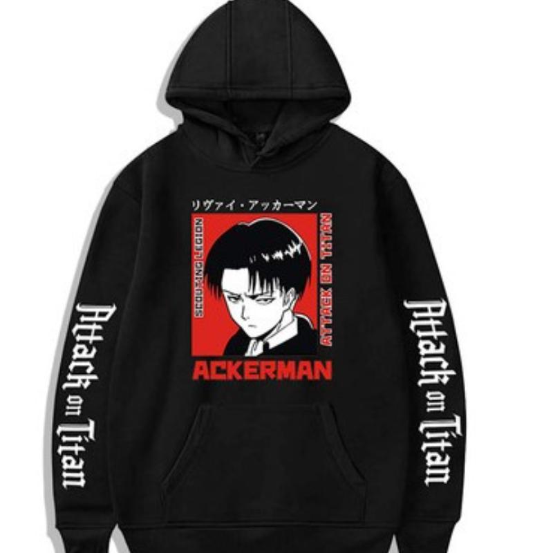2023 Anime Hoodie Men's and Women's Sports Attack Giant Series Investigation Corps Same StyleCosplay Men's Wear