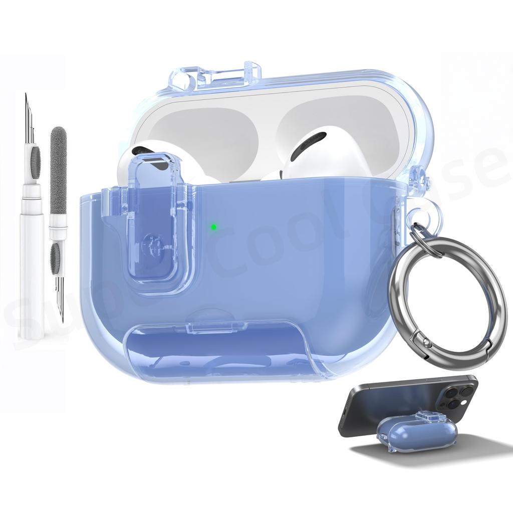 For AirPods Pro 3 Earphone Case For AirPods Pro 3 Case Full Body Shockproof Protective Phone Stand Style Case For AirPods Pro 3