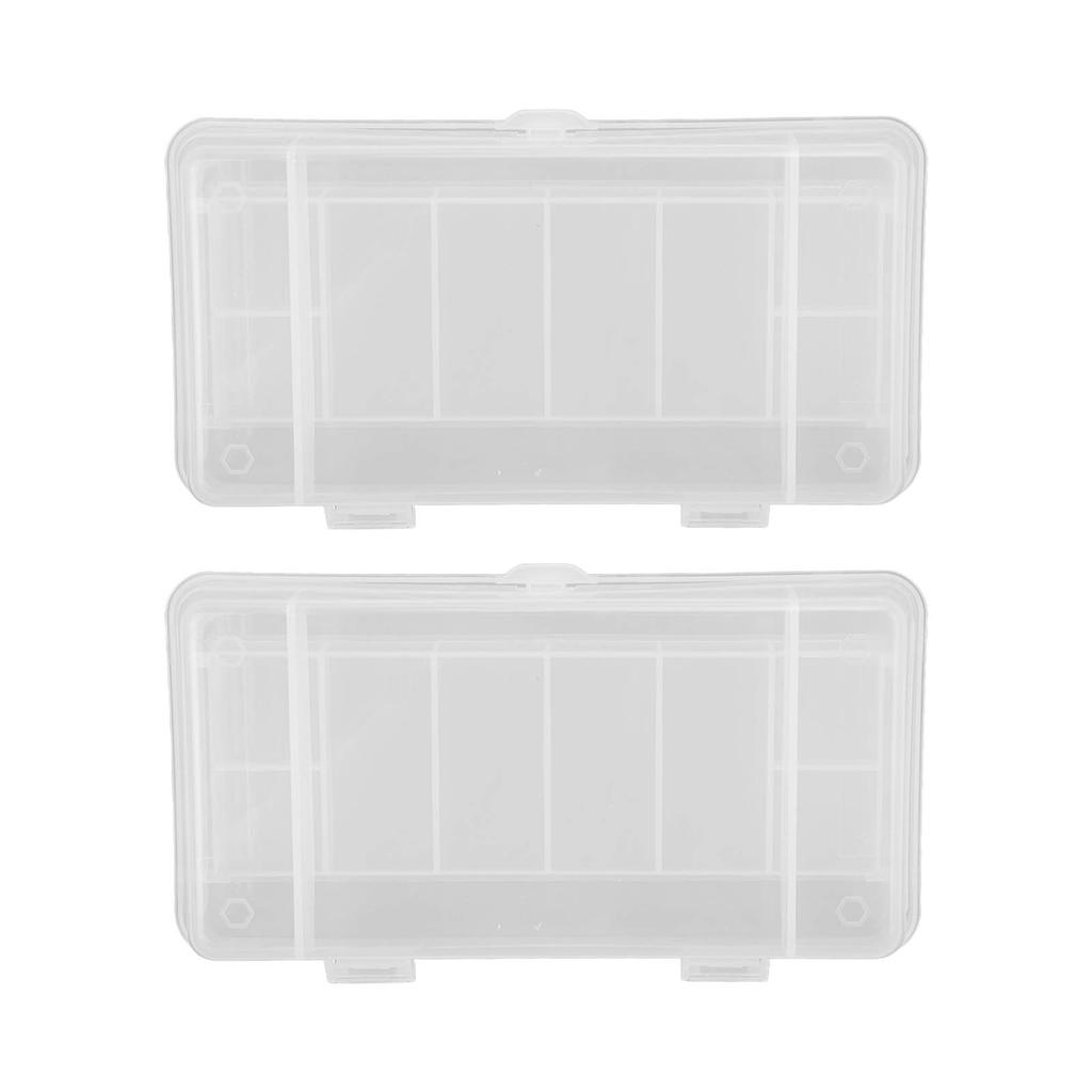 2 Pcs Fishing Lure Bait Box Waterproof Lure Box Fishing Multifunctional Accessory Storage Box