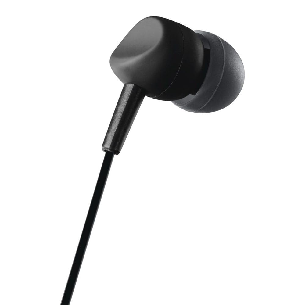 Hama Germany Kooky Black Wired Earphones with Mic, 3.5mm, Officially Imported