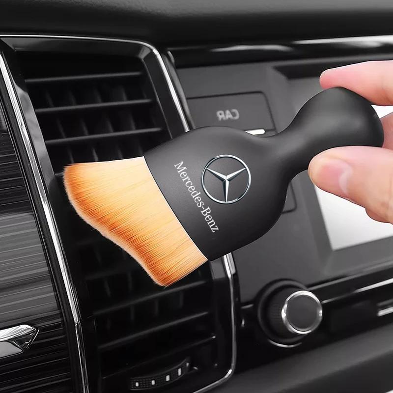 Car Cleaning Brush Air Outlet Crevice Dust Removal Tools For Mercedes benz E GLK CLS A W213 W221 ML ABR Apple Tree Accessories UJ3