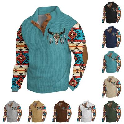 Spring And Men's Standing Collar Sweatshirt Is Outdoor Casual Sweaters Tops