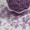 2mm Silver-Lined Glass Seed Beads: Handmade DIY Jewelry & Clothing Accessories, Transparent Loose Beads.