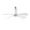 Ceiling Fan With LED Lights, Socket Fan Light Original With Intelligent Remote Control, Replacement For Lightbulb,1000 Lumens /5000 Kelvins Fan