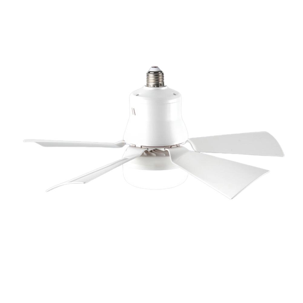 Ceiling Fan With LED Lights, Socket Fan Light Original With Intelligent Remote Control, Replacement For Lightbulb,1000 Lumens /5000 Kelvins Fan