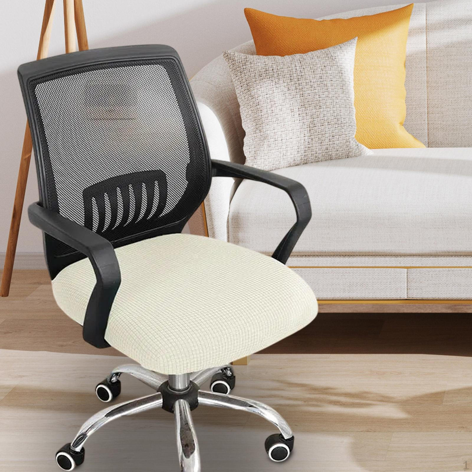 

Чехол для компьютерного офисного кресла, подлокотники, чехол, вращающееся эластичное сиденье белый