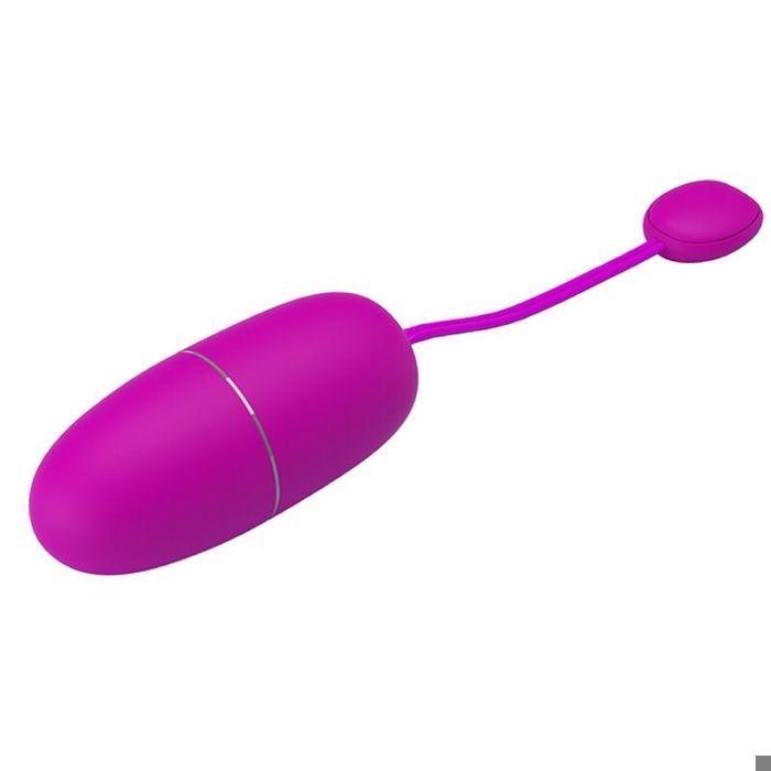 Oeuf vibrant - Pretty Love - Violet - 12 modes de vibration - Contrôle via application - Silicone