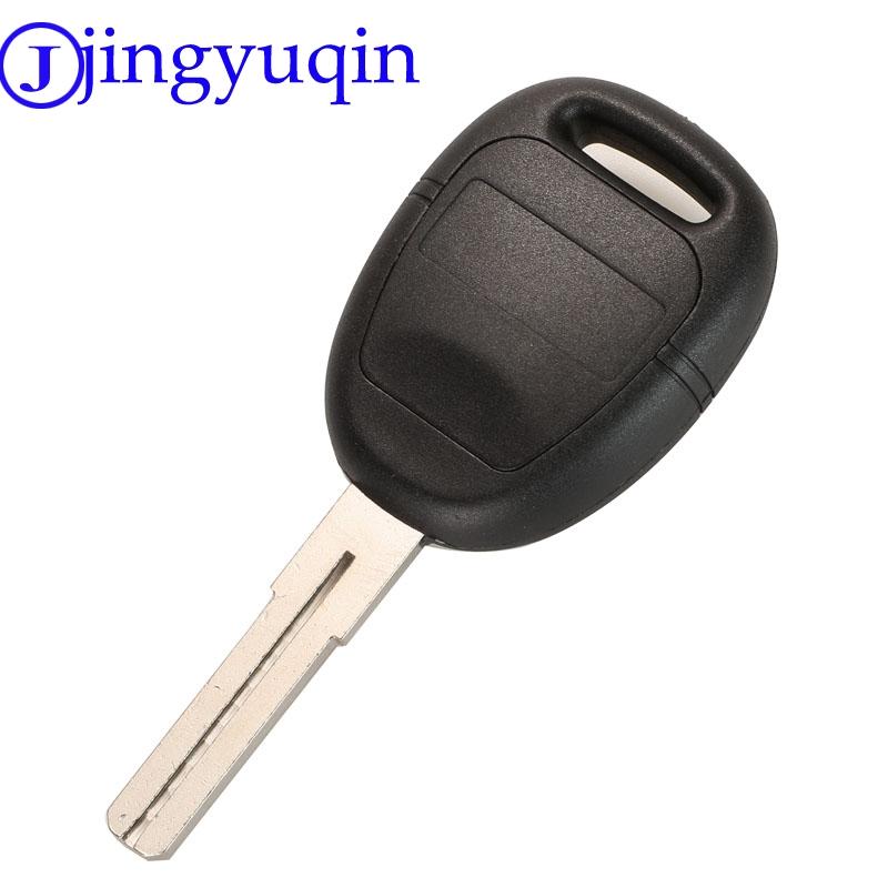 Jingyuqin For SAAB 9-3 9-5 Replacement 3 Buttons Remote Car Key Blank Housing 3 Models With Uncut Blade