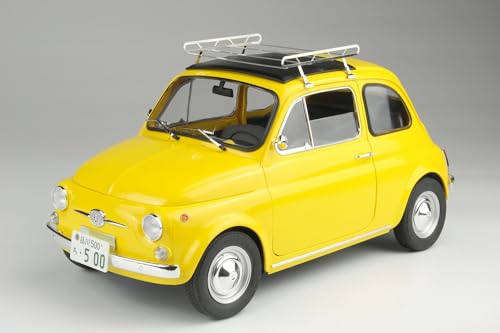 Platz/Italeri 1/12 Scale Fiat 500F 1968 with Roof Rack, Plastic Model Kit PIT006 (Car)