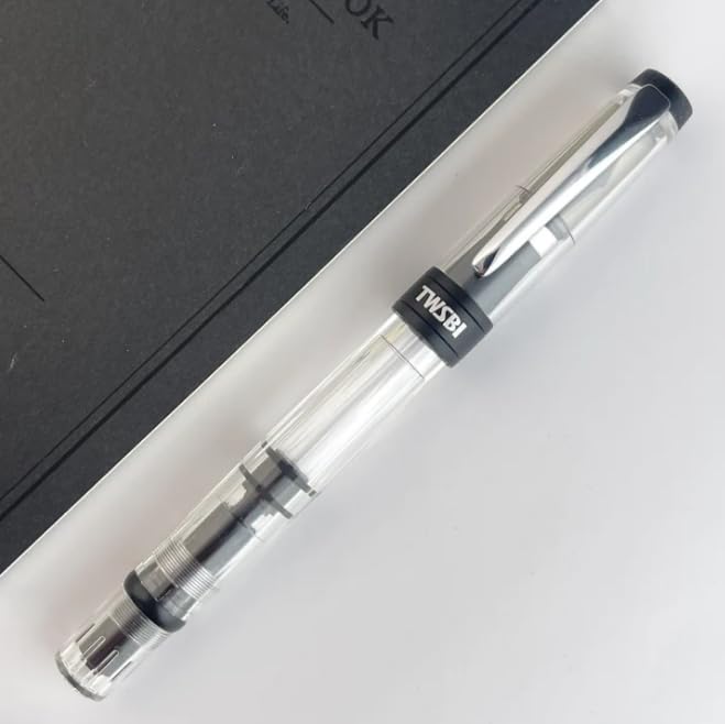 TWSBI Diamond 580 ALR Fountain Pen, Black, Extra Fine Nib, EF, TW100771