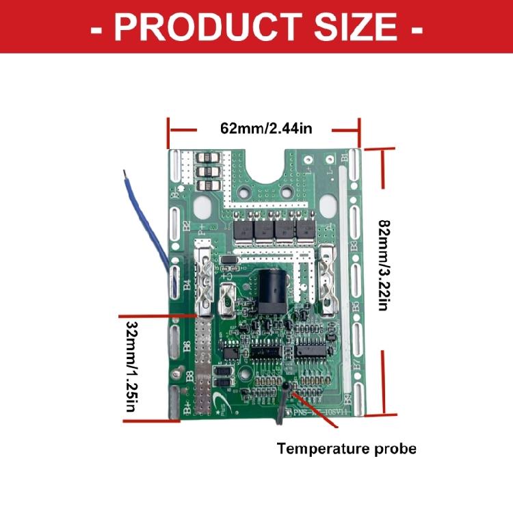 10/15/20 Zellen Akku Ersatzgehäuse ABS Kunststoffgehäuse mit integriertem Ladeboard für Elektrowerkzeug