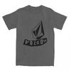 Hot Selling Volcom Obsidian Summer T-Shirt for Men in 2025, Comfortable and Fashionable Short Sleeved High-Quality pro choice
