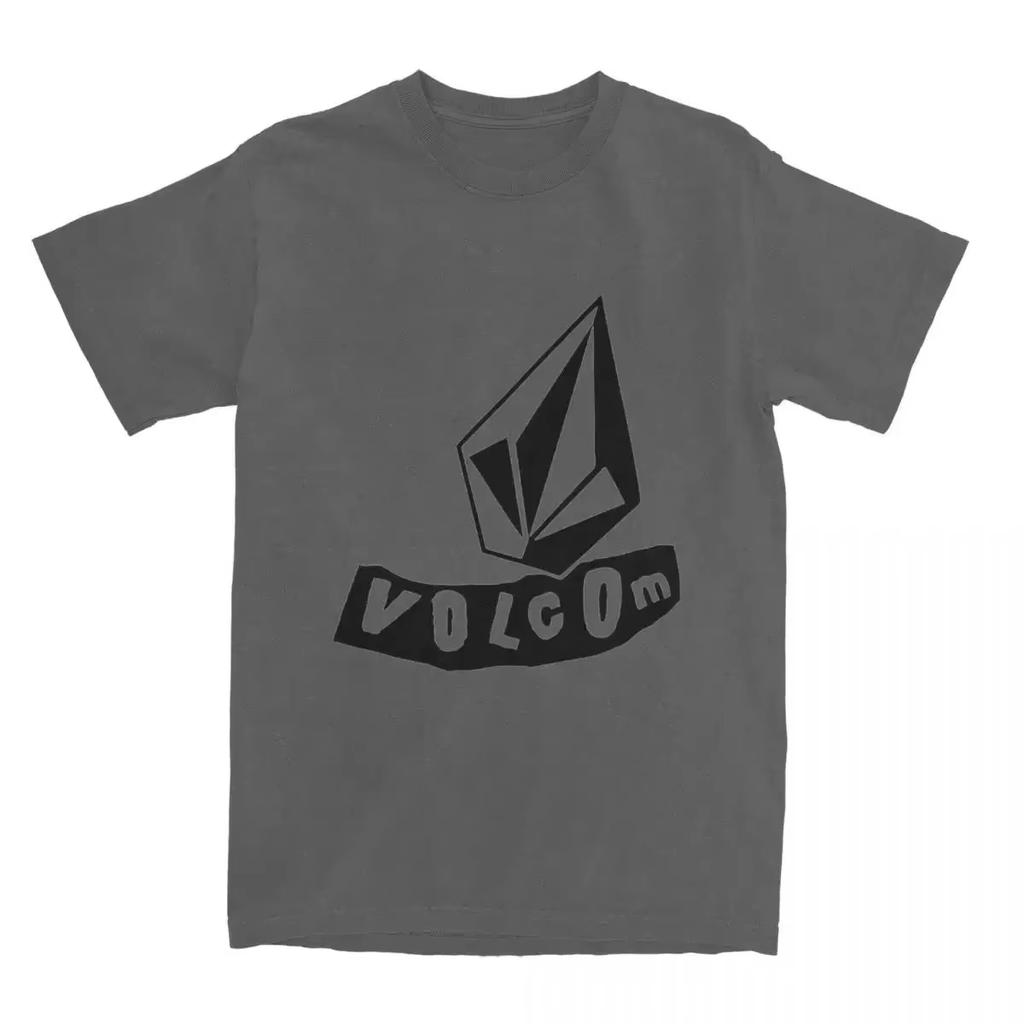 Hot Selling Volcom Obsidian Summer T-Shirt for Men in 2025, Comfortable and Fashionable Short Sleeved High-Quality pro choice