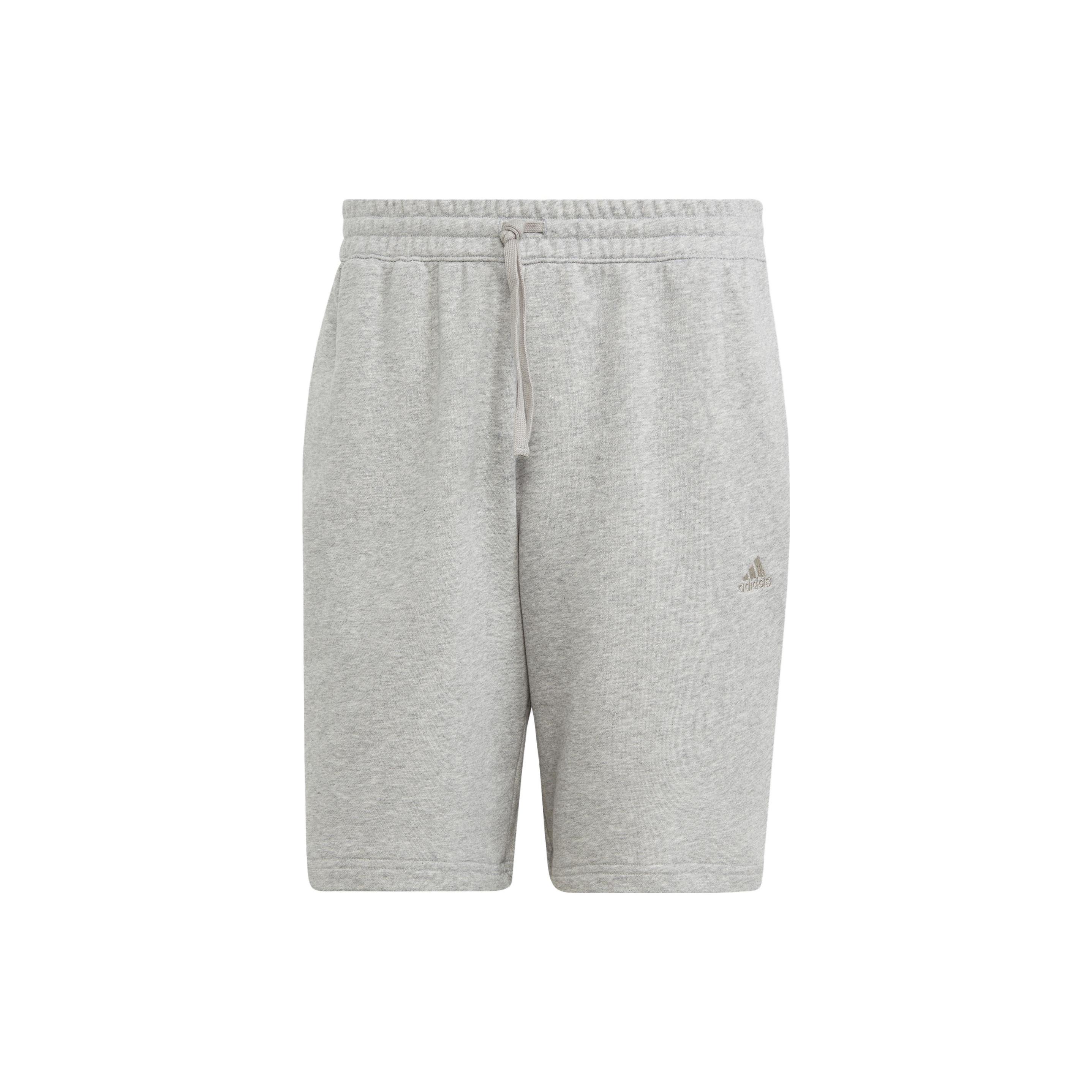 

New Adidas Casual Shorts Men Medium Heather Gray IC9816 XL