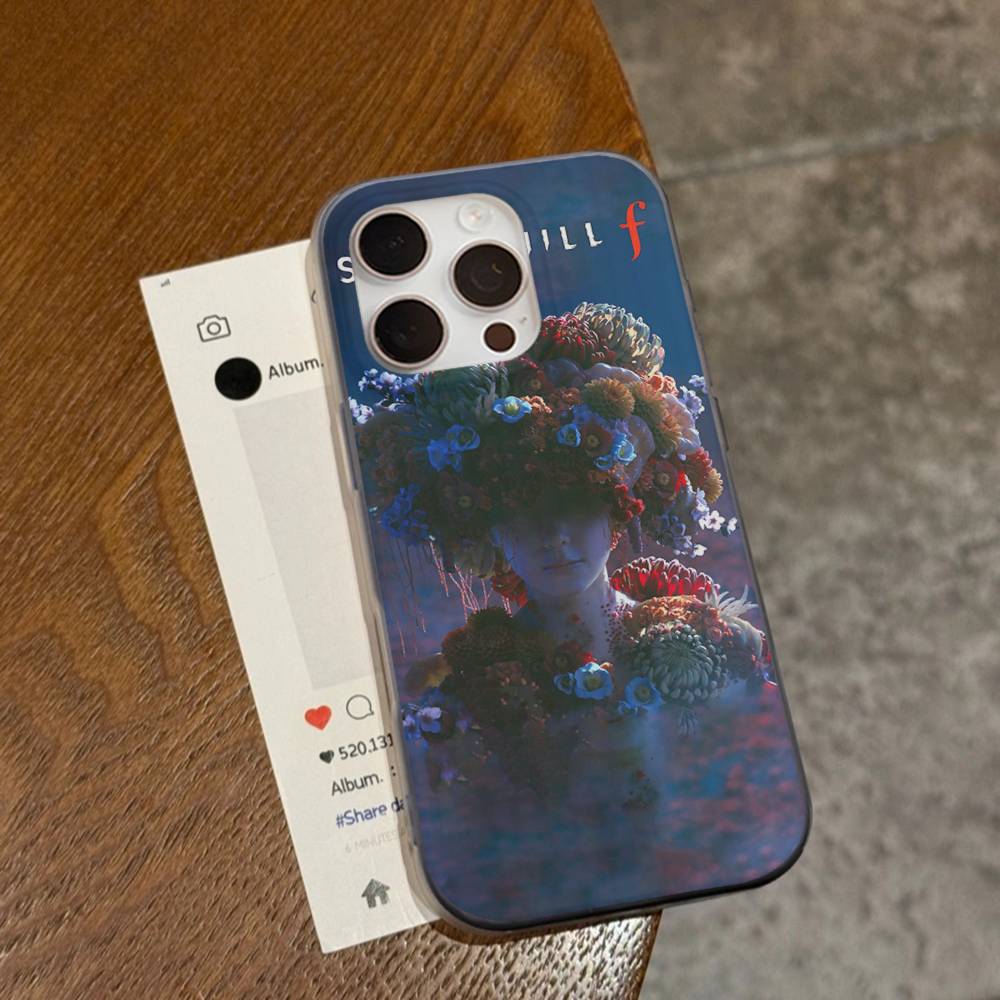 Silent H-Hill Horror Game Phone Case For IPhone 17 16 15 11 12 13 14 Pro Max Soft Corrugated Silicone Cover Case
