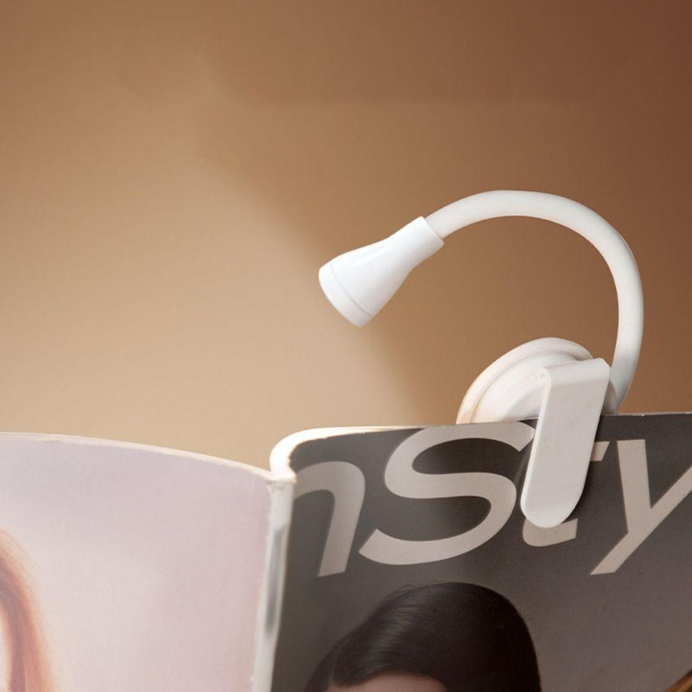 Rechargeable LED Book Light Dimmable Clip Light Portable Eye-care Light Book Reading