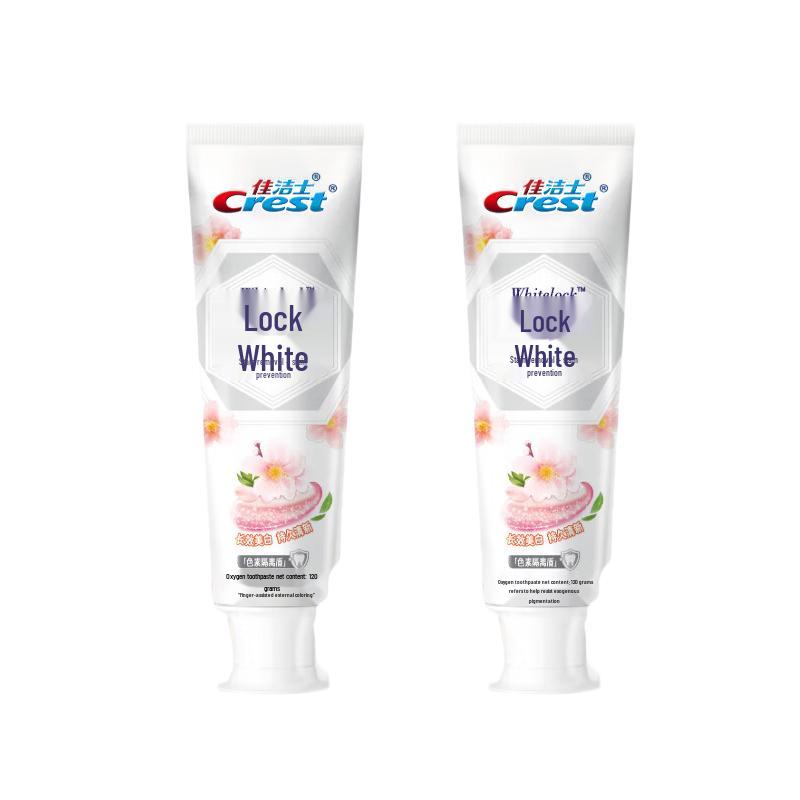 Crest Dual-Color Lock White Toothpaste