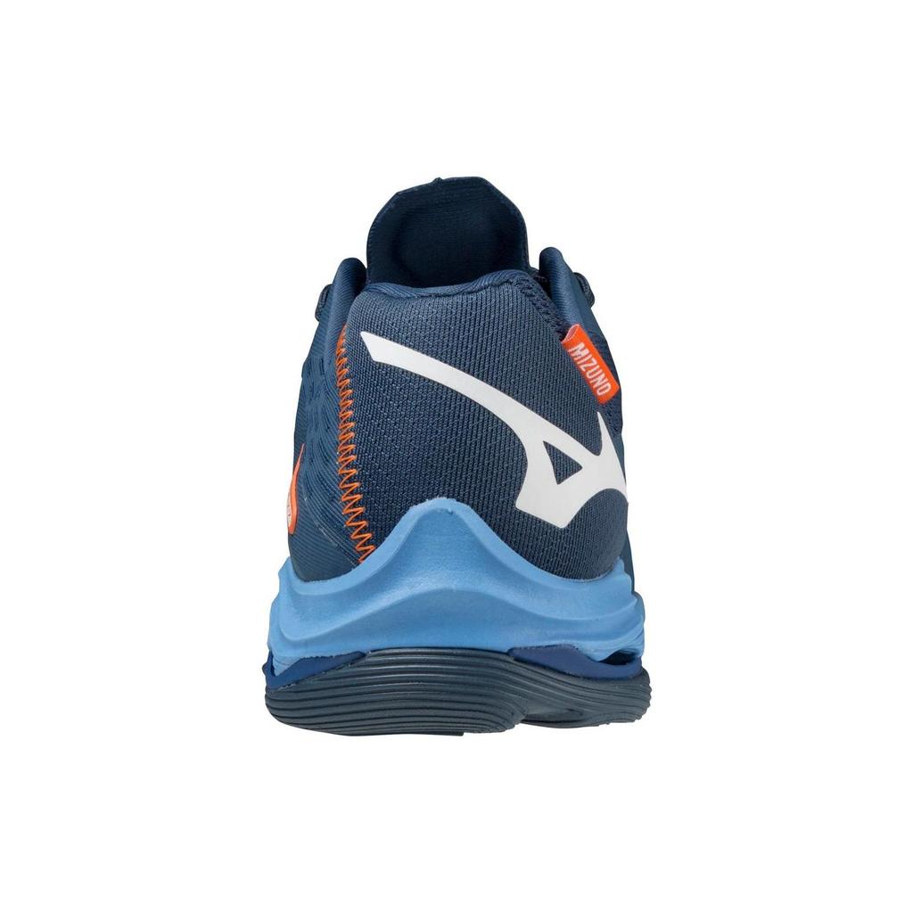 Mizuno Wave Lightning Z7 Comfortable Shock Absorption Non-Slip Durable Breathable Low-Top Training Shoes Unisex Sneakers Navy-Blue V1GA220021