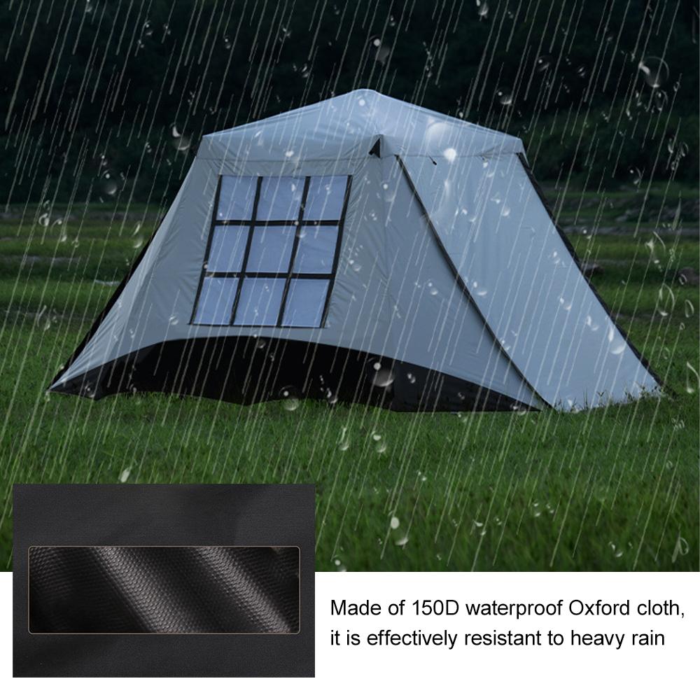 Double Layer Waterproof Camping Tent Two Door Portable Automatic Setup Tent for Camping Hiking