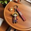 Genuine One Piece Anime  Keychain Cartoon Role Monkey D. Luffy Chopper Cute Key Chain Kawaii Bag Pendant Toy Xmas gift