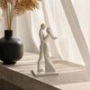 Couple Figurine, 3D Printed Hugging Couple Statue, Modern Romantic Sculpture for Living Room, Bedroom, Office, Shelf, Table Decor